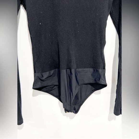 J. Crew Black Ribbed Turtleneck Bodysuit - Picture 5 of 7